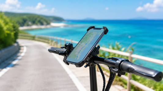 【新着】旅先のナビも、写真も。自転車用スマホホルダー入荷